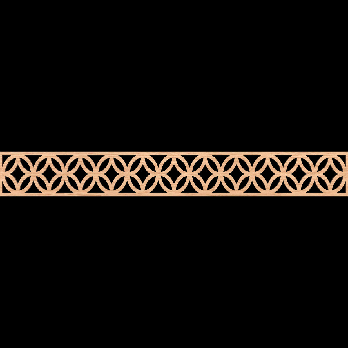 Crosby Fretwork Moulding - Decorative Wood Trim for Home & Furniture DIY Projects - Perfect for Cabinets, Doors, and Wall Accents