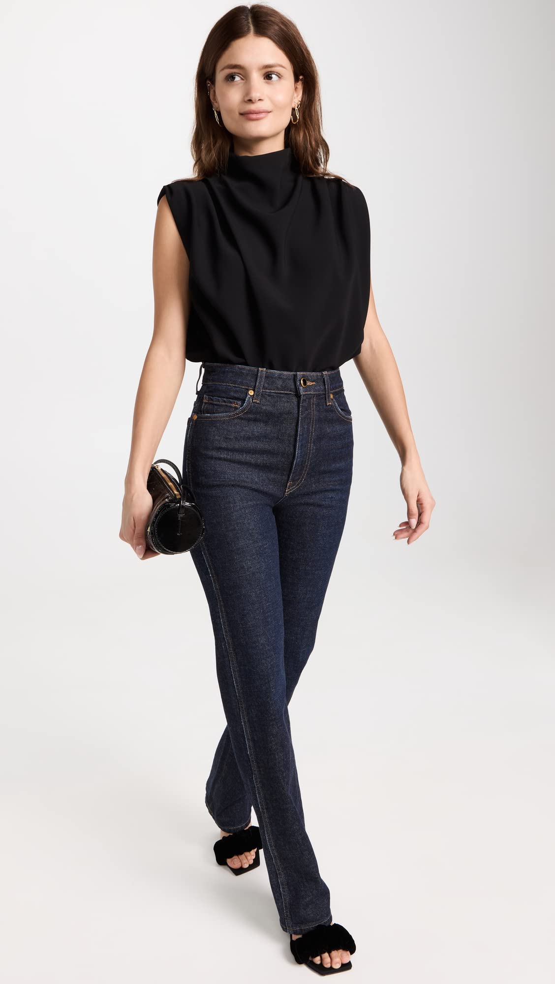 Amanda Uprichard Women's Fashion Blouse - Elegant Casual Tops for Work, Date Night & Everyday Wear