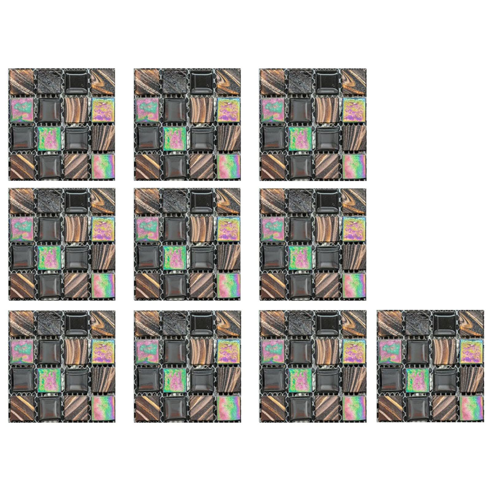 3D Tile Stickers for DIY Home Decor - Creative Mosaic Simulation Floor & Wall Decals, Bright Film Happy Bunny Stickers (One Size) - Perfect for Kids' Rooms, Bathroom Renovation & Nursery Decor