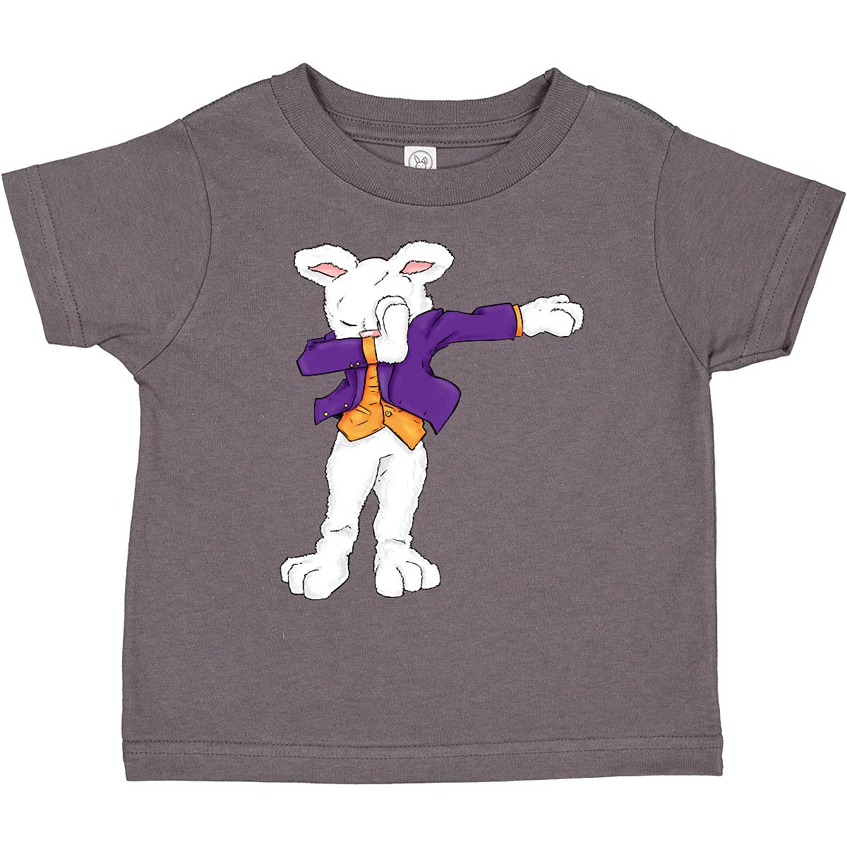 Inktastic Easter Bunny Dab Toddler T-Shirt - Cute Easter Outfit for Kids, Fun Holiday Party Wear, Easter Egg Hunt & Spring Celebration Apparel
