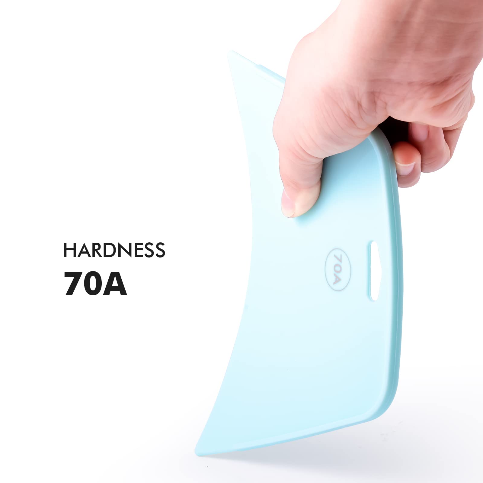 FOSHIO Wallpaper Smoothing Tool - Blue Flexible Wallpaper Squeegee for Vinyl, Peel & Stick Wallpaper & Window Film Installation - Perfect for Home Decor, DIY Projects & Crafting