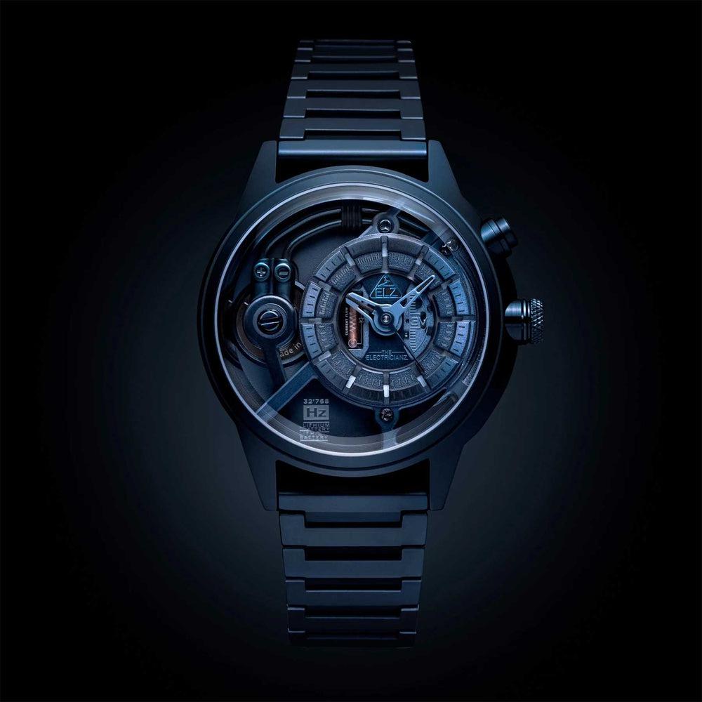 The Electricianz Watch (45mm) - The Blue Z - Stylish LED Digital Watch for Men & Women - Perfect for Nightlife, Parties, and Outdoor Adventures