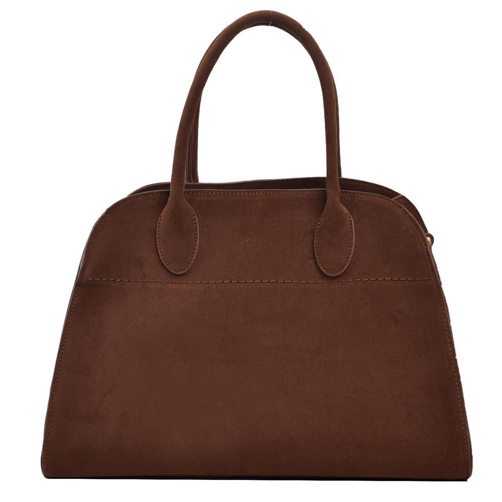 Vintage Suede Crossbody Bag for Women - Chic Retro Purse for Daily Use