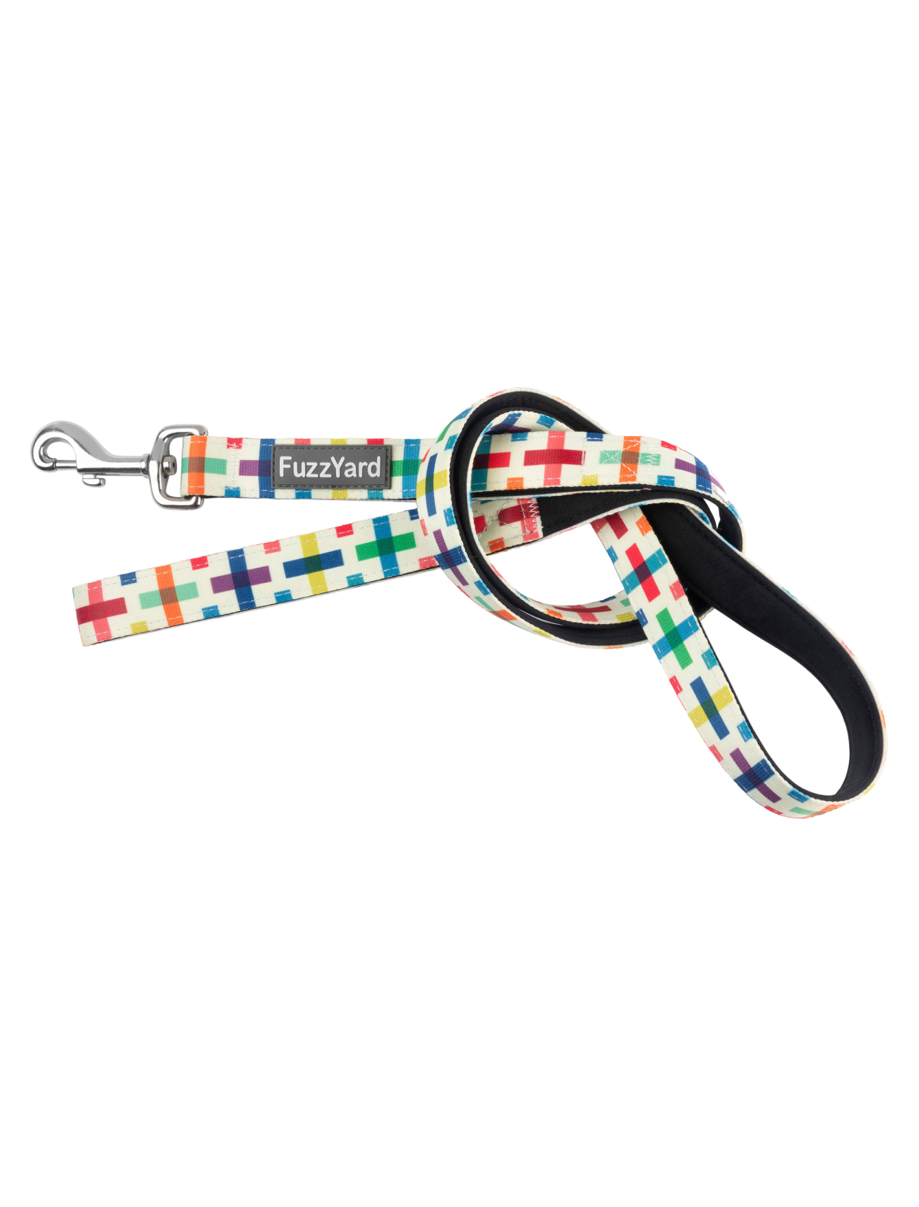 Premium FuzzYard Dog Leash for Small & Large Dogs - Durable & Adjustable Jenga Pattern Pet Lead for Walking, Training & Outdoor Adventures