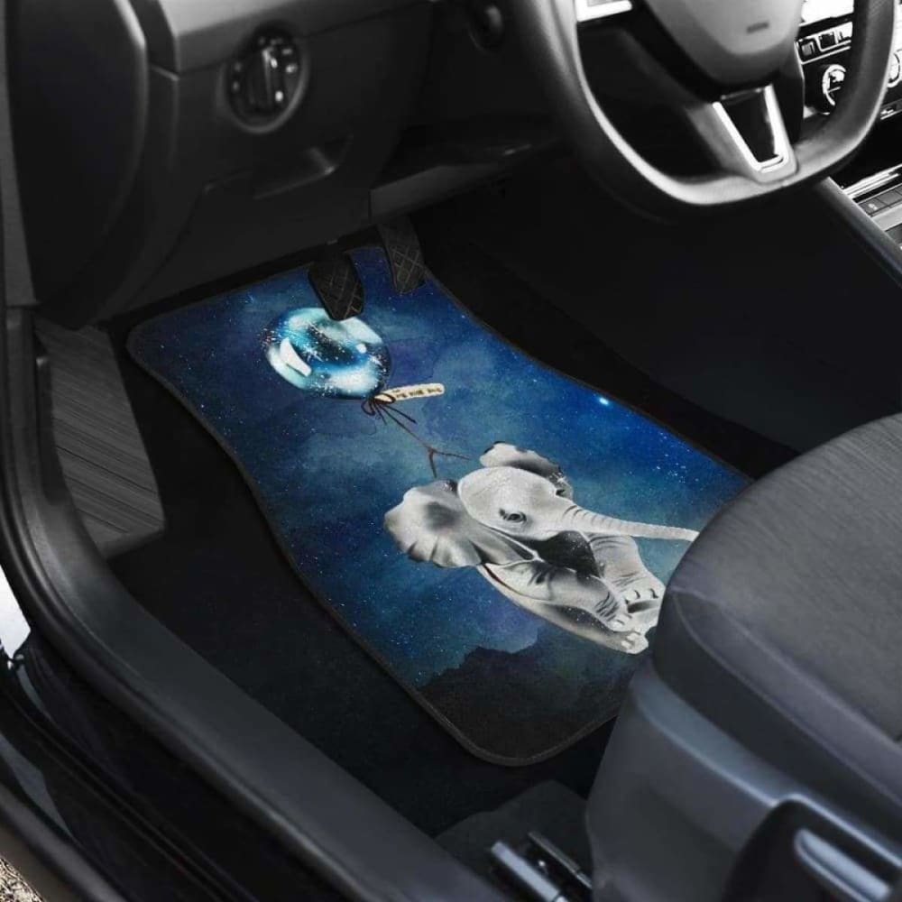 Non-Slip Baby Elephant Car Floor Mats - Waterproof & Durable All-Weather Protection for SUVs, Sedans & Trucks - Perfect for Family Road Trips & Daily Commutes