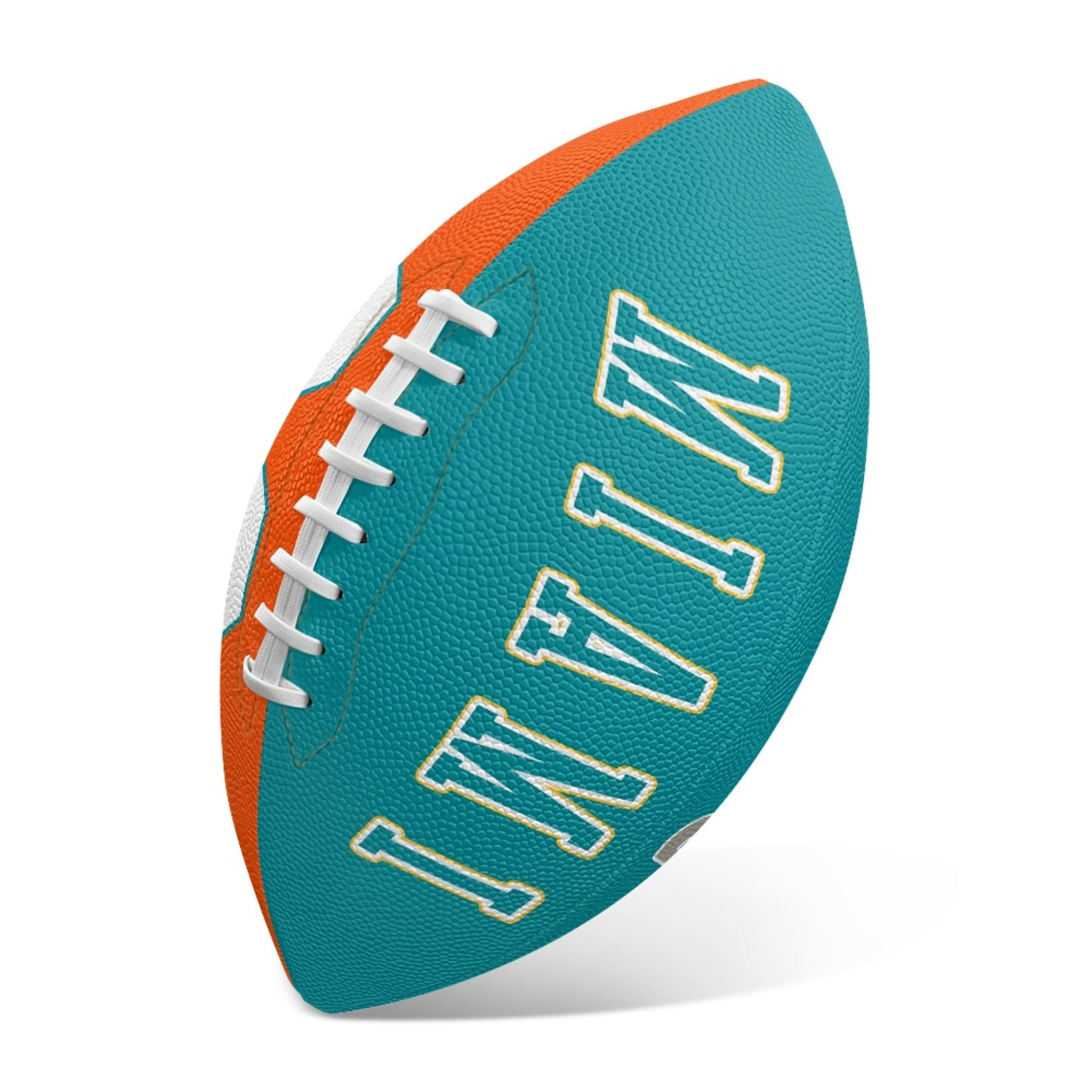 Custom Personalized 12 Inch Football - Add Any Name & Number - Perfect Gift for Youth, Boys, Men & Women Football Fans - Great for Games, Training & Collectibles