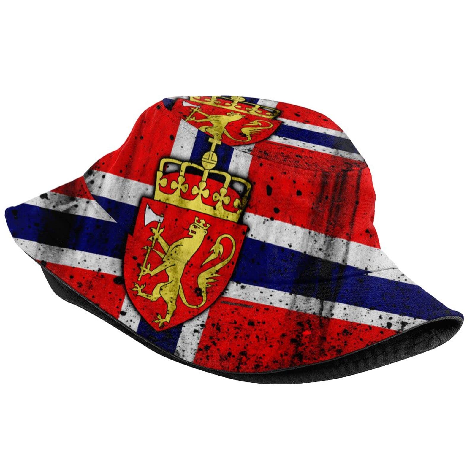 Norway Flag Bucket Hat - Adjustable Fisherman Sun Hat for Men, Women & Kids - UV Protection for Outdoor Activities, Beach, Hiking & Travel