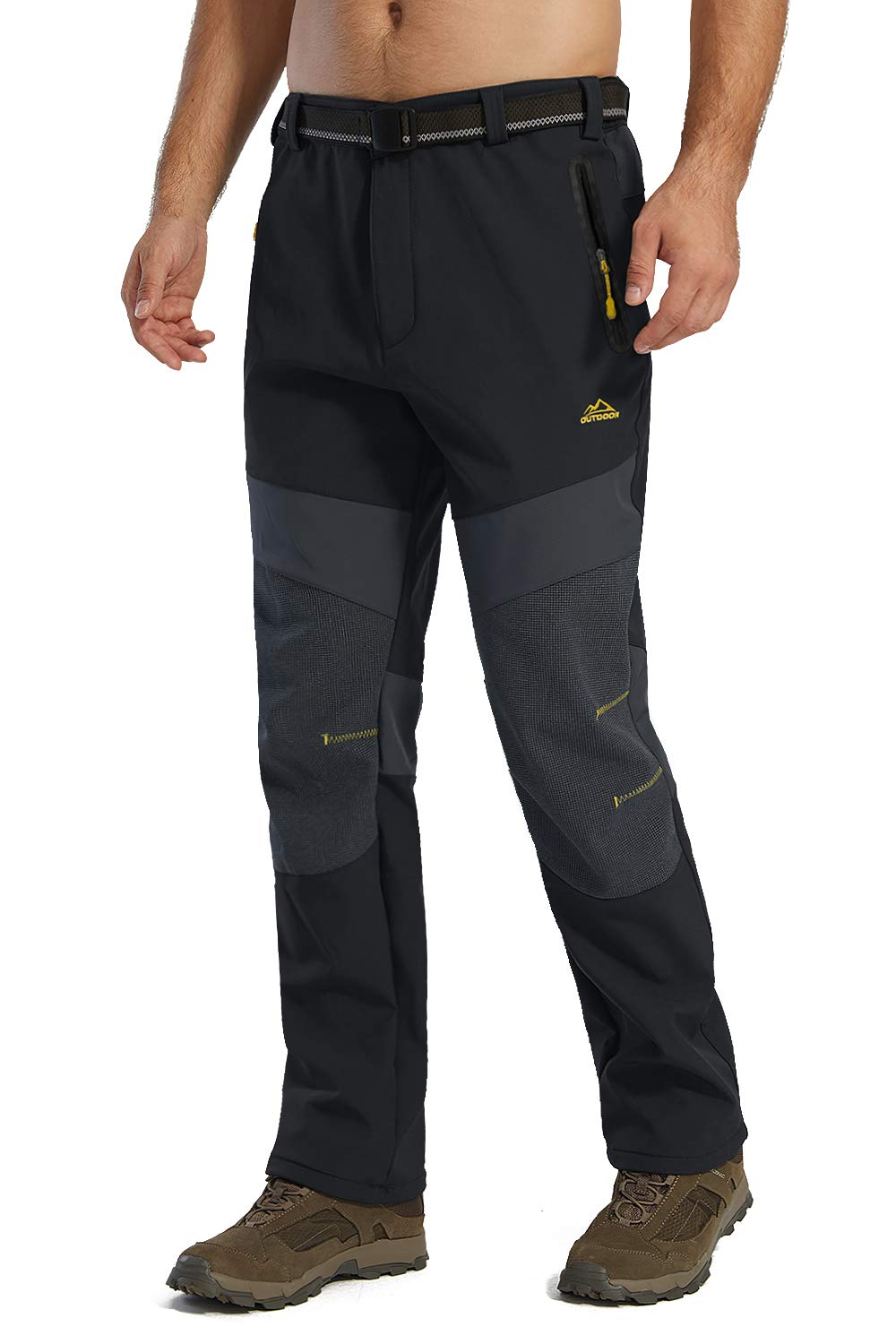 TACVASEN Men's Waterproof Insulated Ski Pants - Windproof Snowboard & Hiking Winter Pants for Outdoor Work & Cold Weather Activities | Perfect for Skiing, Snowboarding, Hiking & Winter Adventures