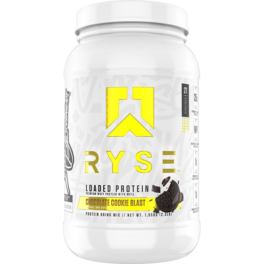 RYSE Loaded Protein Powder - Premium Whey Protein Supplement for Muscle Growth & Recovery - Ideal for Post-Workout, Weight Training & Fitness Enthusiasts