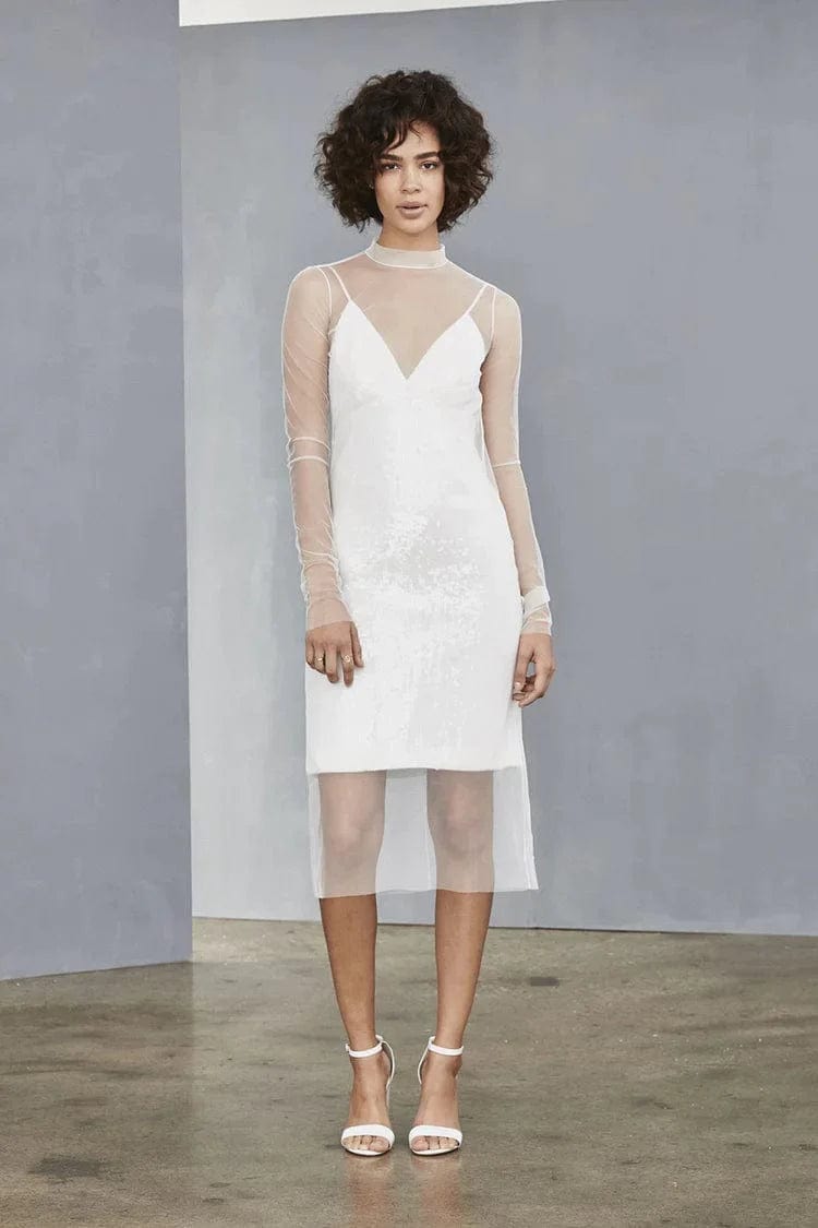 Amsale LW131 Elegant Wedding Dress Size 12 - Perfect for Bridal Ceremonies, Formal Events & Special Occasions