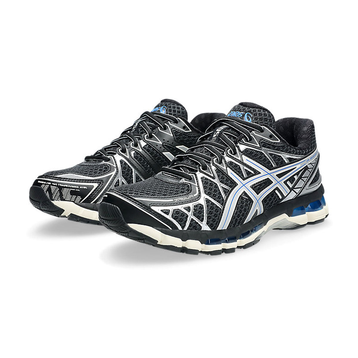 ASICS GEL-Kayano 20 Running Shoes for Men - Black/Pure Silver | Stability & Cushioning for Long-Distance Running, Jogging, and Gym Workouts