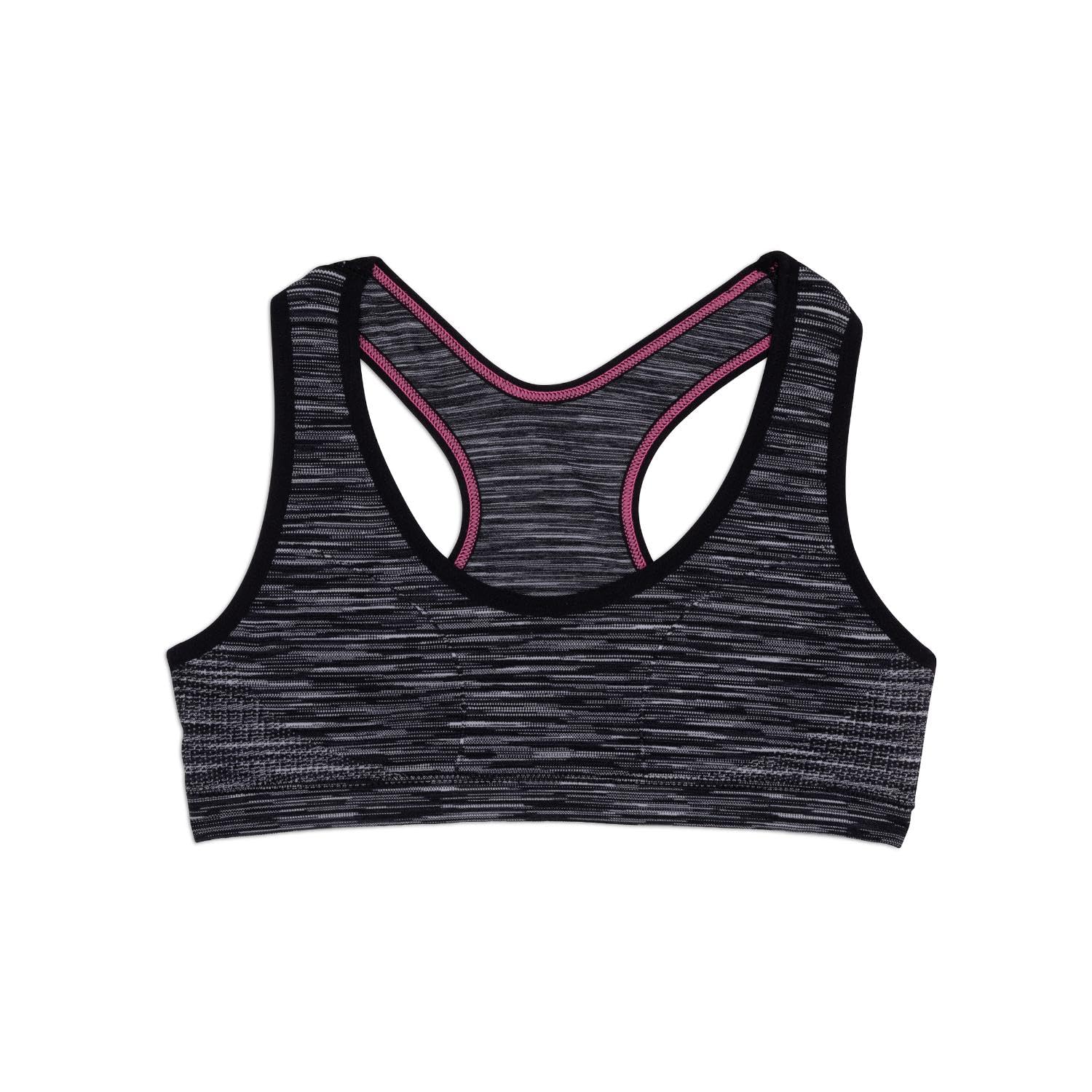 Maidenform Girls' Seamless Racerback Sports Bra - Comfortable & Supportive Workout Bra for Teens - Perfect for Yoga, Running & Gym Activities
