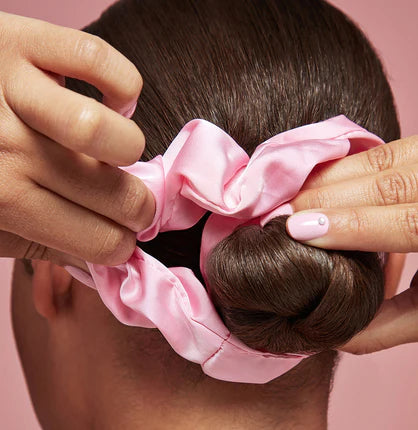 Kylie Skin Scrunchies Hair Ties for Women - Soft & Gentle Hair Accessories for Ponytails, Buns & Workouts - 6 Pack