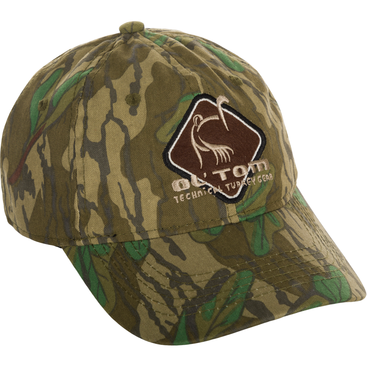 Camo Cotton Ol' Tom Diamond Logo Cap - Stylish Hunting & Outdoor Hat for Men - Perfect for Hunting, Fishing, and Outdoor Adventures