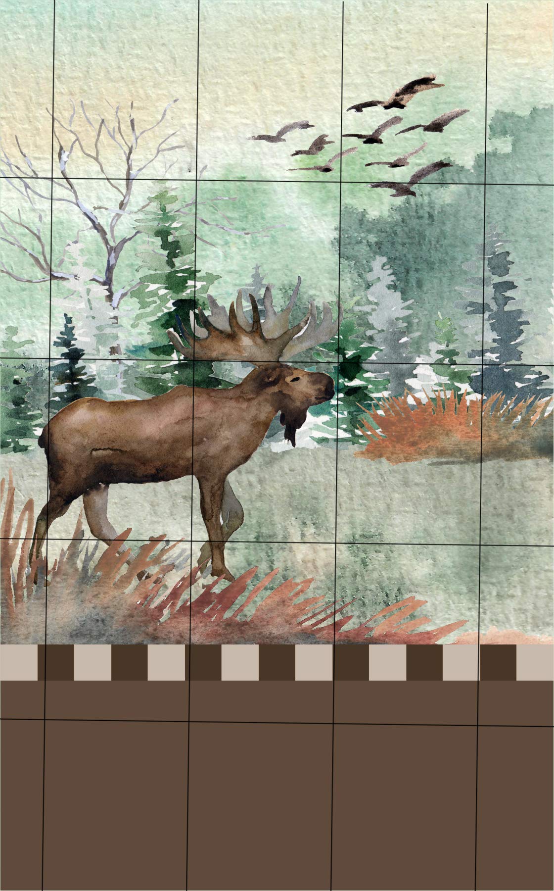 Custom Moose Garden Flag - Personalized Hunter & Woodland Decor for Yard & Outdoor Decoration | Perfect for Hunting Cabins, Rustic Weddings & Seasonal Displays