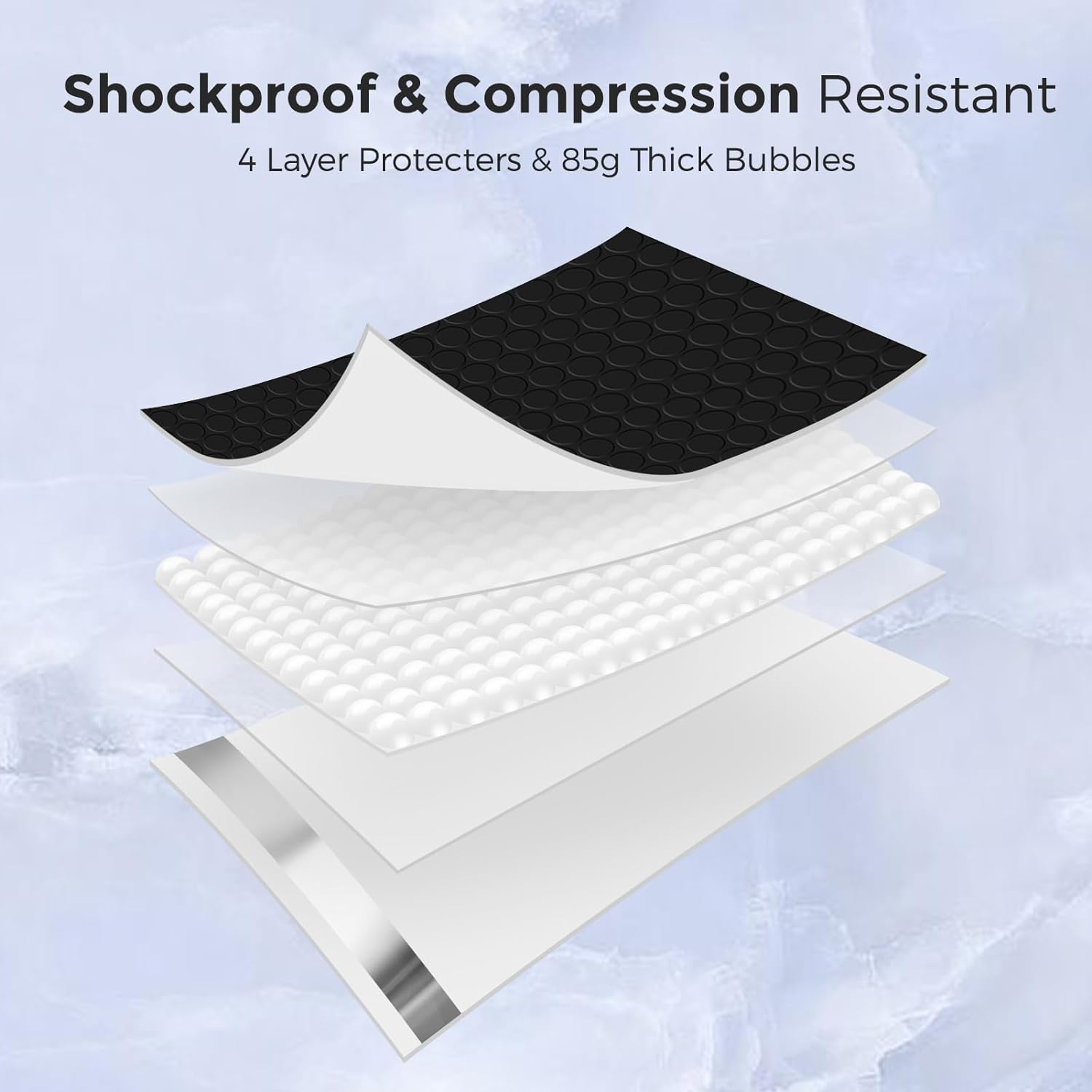 10x13 Bubble Mailer Padded Envelope - Black | Waterproof & Tear-Resistant Shipping Envelopes for Ecommerce, Small Packages, Documents & Gifts | Perfect for Amazon, eBay, Etsy Sellers & Online Stores