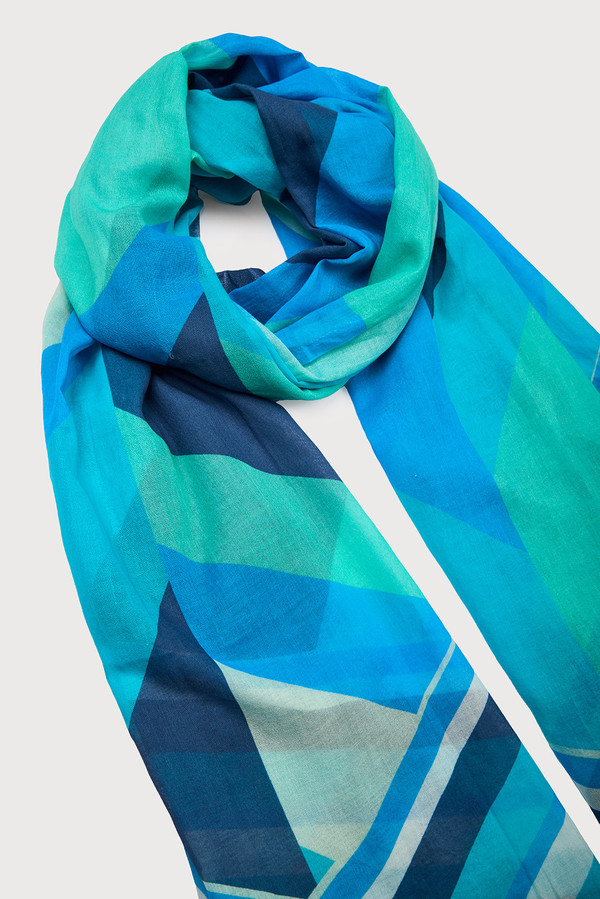 Stylish Marine Printed Scarf - Lightweight & Breathable Fashion Accessory for Women - Perfect for Beach, Travel, and Everyday Wear