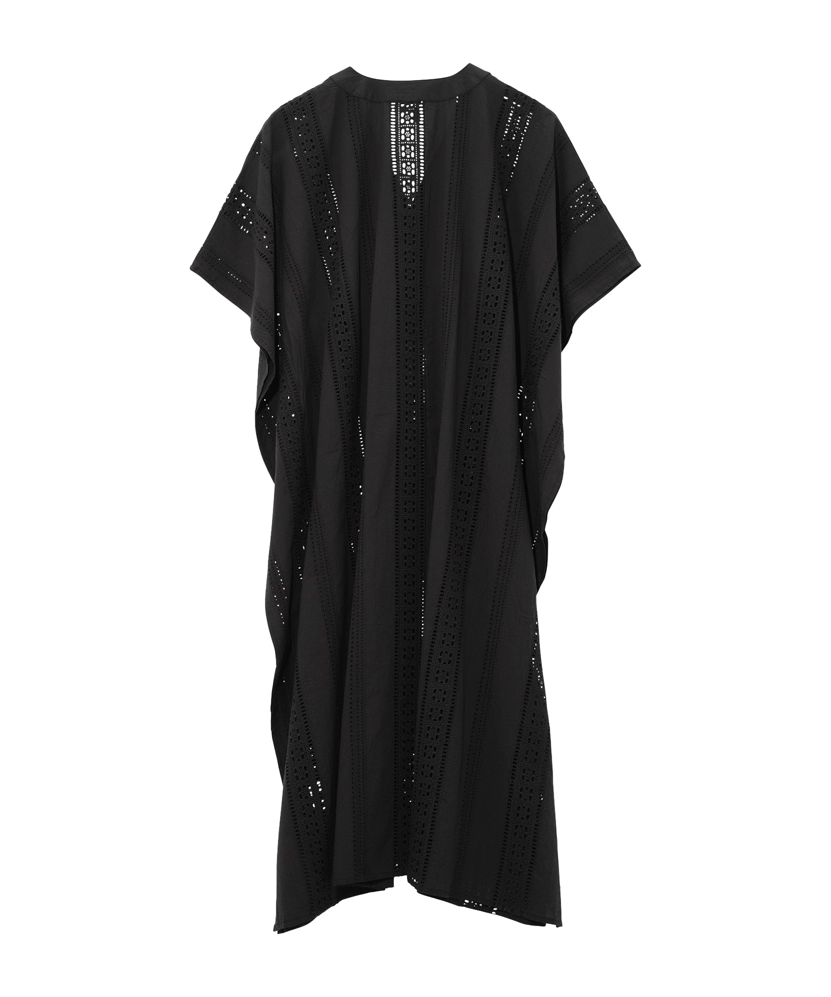 Stylish Eyelet Maxi Caftan Dress for Women - Boho Summer Beach Cover Up & Casual Loungewear