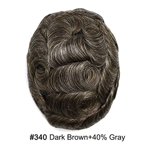 #340 #3 Dark Brown+40% Grey