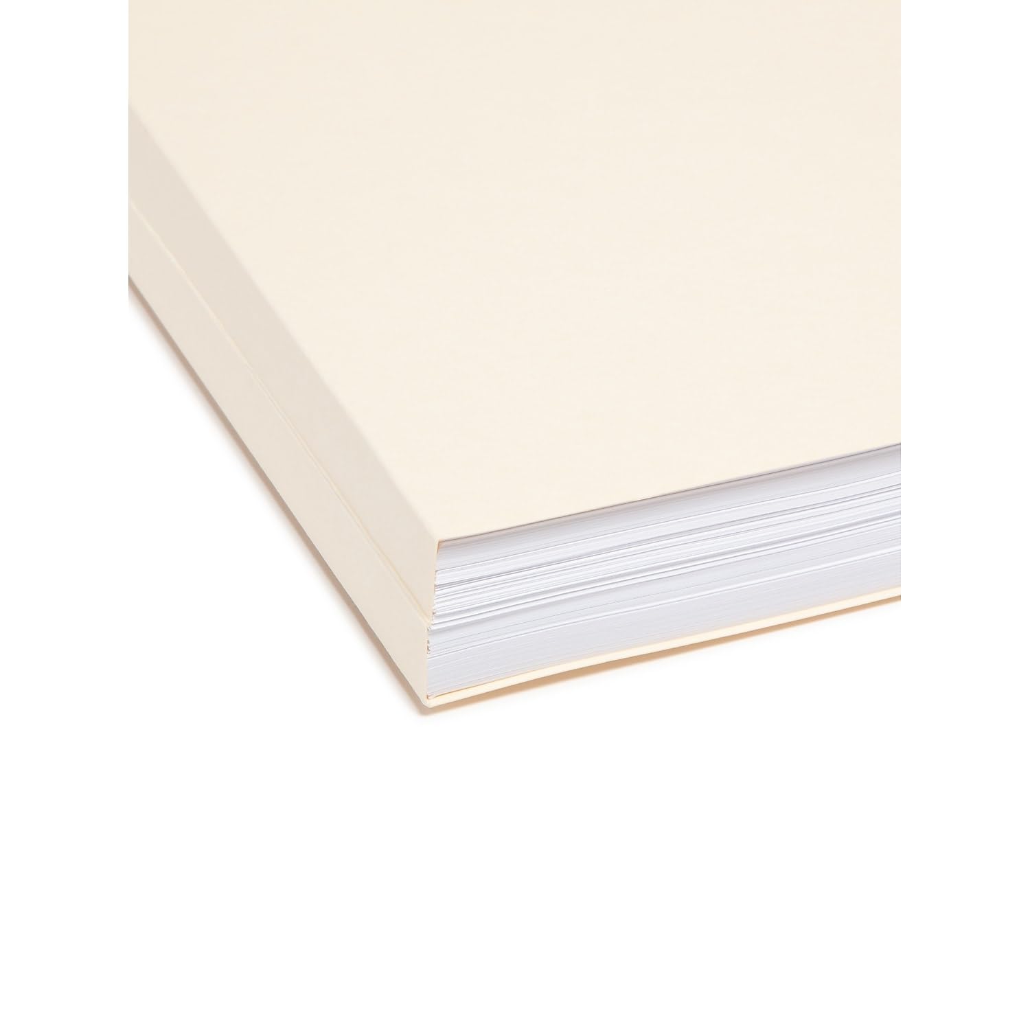 Smead 15405 Manila Expansion File Folders - Letter Size, 1/5 Cut Tabs, 100% Recycled Paper - Perfect for Office Organization, Document Storage & Filing Systems