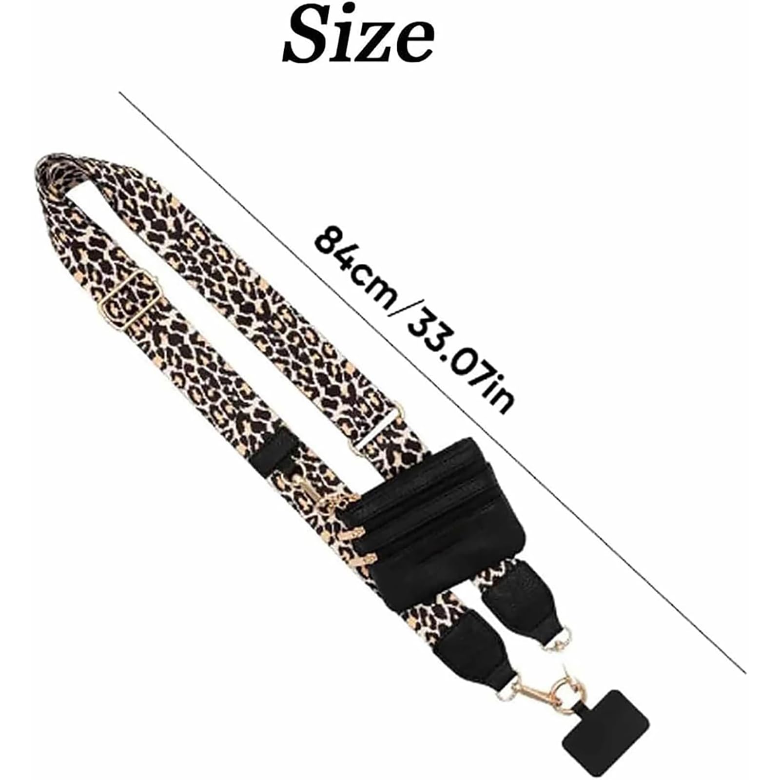 Save The Girls Phone Strap with Wallet - Zippered Pouch & Clip-On Crossbody Strap for iPhone, Samsung & Smartphones | Perfect for Travel, Shopping & Hands-Free Convenience