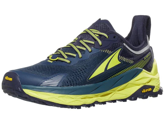 ALTRA Men's Olympus 5 Trail Running Shoes - Navy Blue | Lightweight Hiking & Outdoor Adventure Footwear for Men | Perfect for Trail Running, Hiking & Mountain Climbing