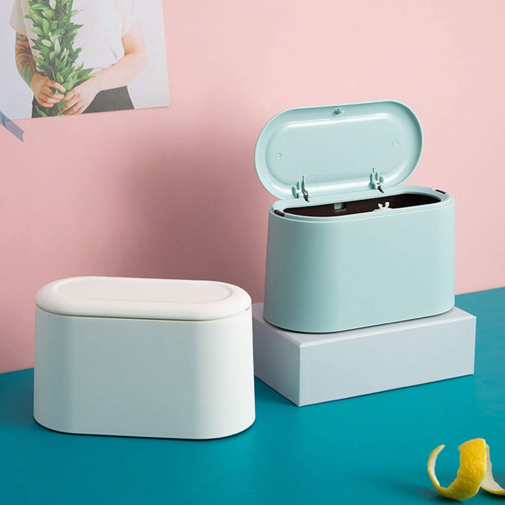 1pc Small Desktop Trash Can - Mini Table Waste Bin for Office, Home & Kitchen - Compact Garbage Can for Paper, Snacks & Small Waste - Perfect for Desk, Counter & Workspace