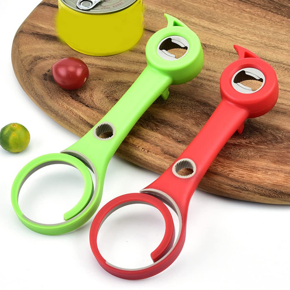 2-Pack Stainless Steel Beer Bottle Opener - Multi-Functional Household Bottle Opener for Beer & Cans - Durable, Portable & Practical - Perfect for Parties, Camping & Home Bars