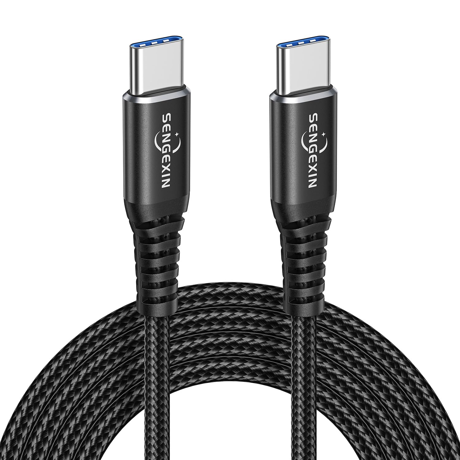 6.6ft USB C to USB C Cable 60W Fast Charging, 3M Extra Long Type C Charger Cord for Samsung Galaxy S23/S22/S21/S20 Ultra, iPad Air 4/Pro 2021, iPad Mini 6, MacBook, Laptops & USB-C Devices - Perfect for Home, Office & Travel Charging