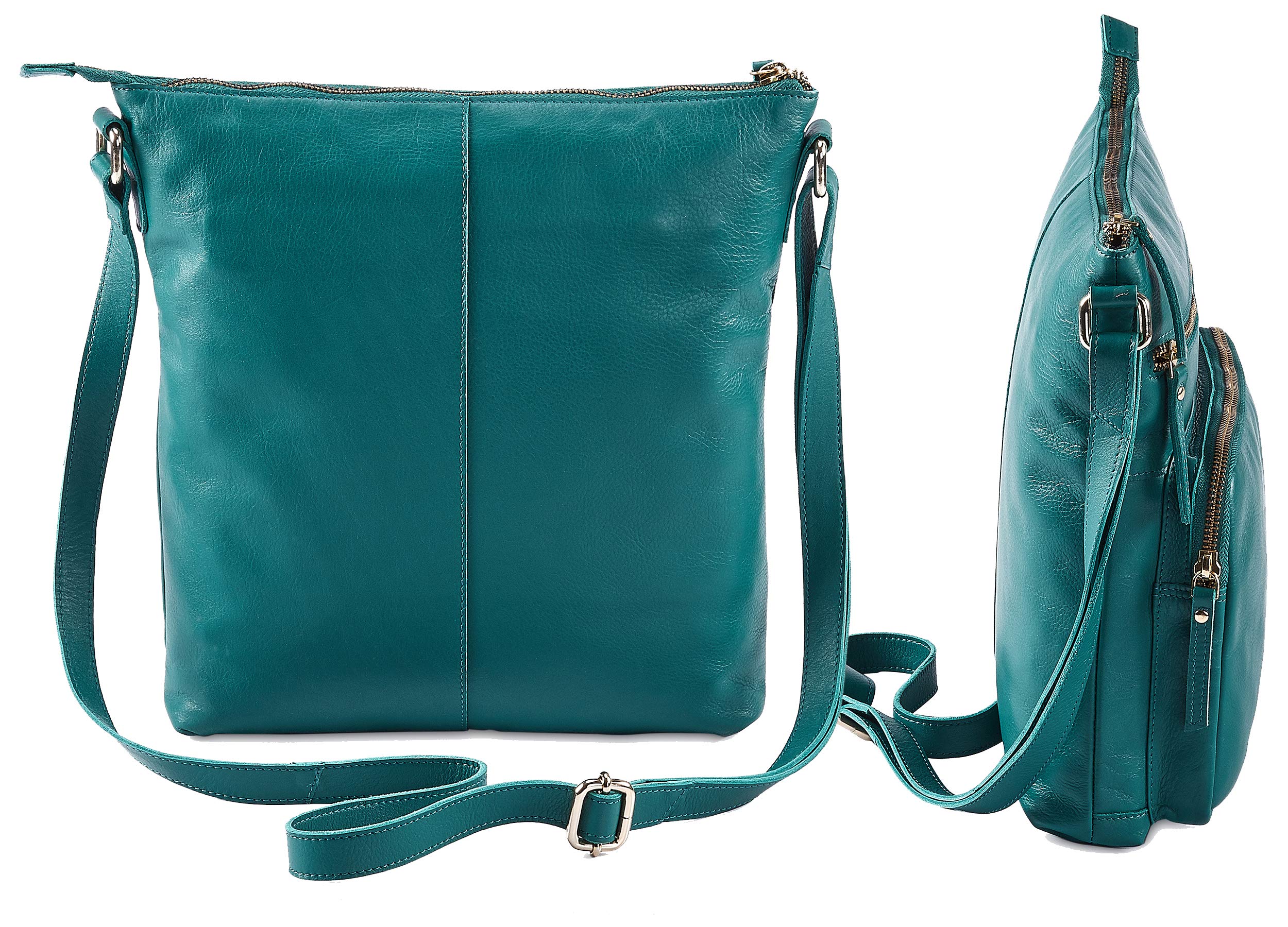 Genuine Leather Crossbody Bags for Women - Stylish Handmade Shoulder Purse with Multiple Pockets | Perfect for Work, Travel & Everyday Use