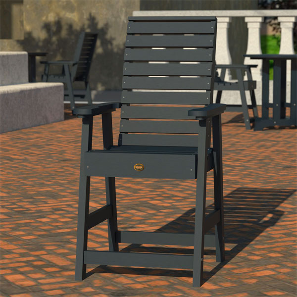 Premium Glennville Counter Height Dining Arm Chair - Modern Kitchen Bar Stool with Padded Seat & Backrest - Perfect for Breakfast Nook, Kitchen Island & Small Space Dining