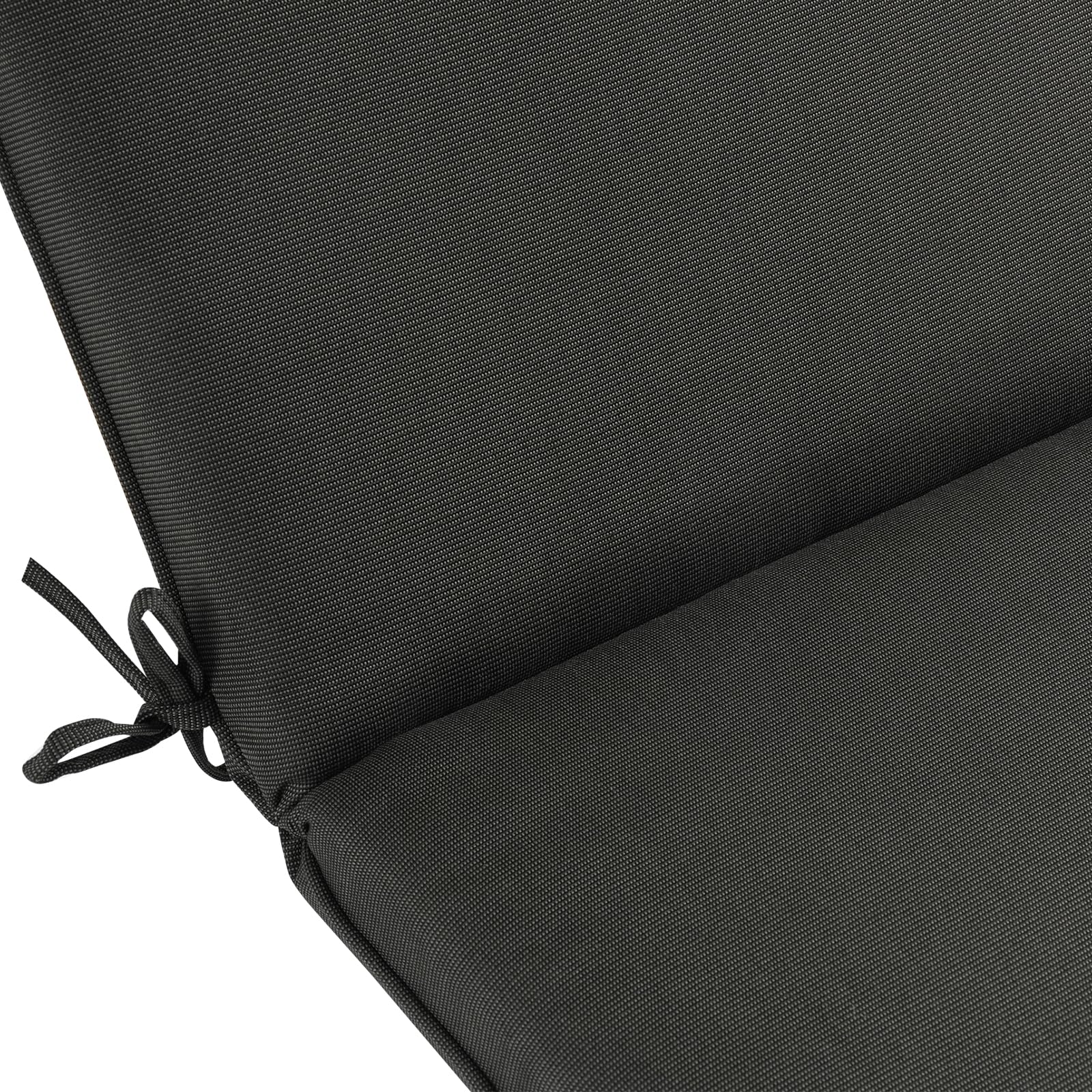 Premium Outdoor/Indoor Adirondack Chair Cushions Set of 2 - High Back Patio Furniture Replacement Cushions, Waterproof & UV Resistant (Black) - Perfect for Deck, Porch, Garden and Poolside Relaxation