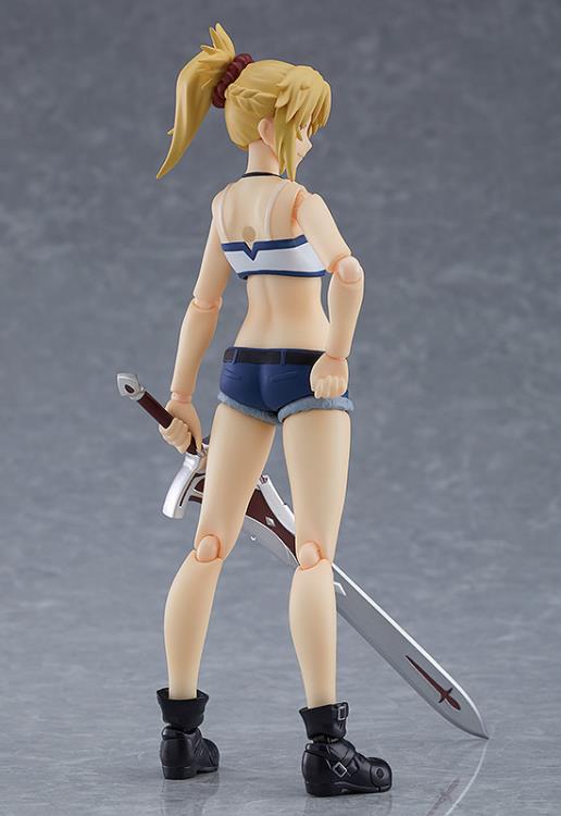 Fate/Apocrypha Saber of Red Mordred Casual Version Action Figure - Anime Collectible Figma #474 for Display & Cosplay Enthusiasts