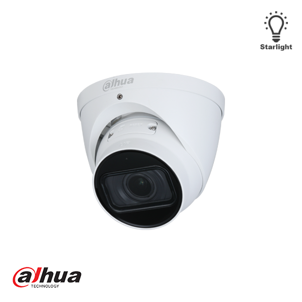 IPC HDW3841T-ZS S2 8MP Turret Security Camera with 2.7-13.5mm Zoom Lens, WizSense AI, PoE, Micro SD Slot - Ideal for Home & Business Surveillance, Indoor/Outdoor Monitoring