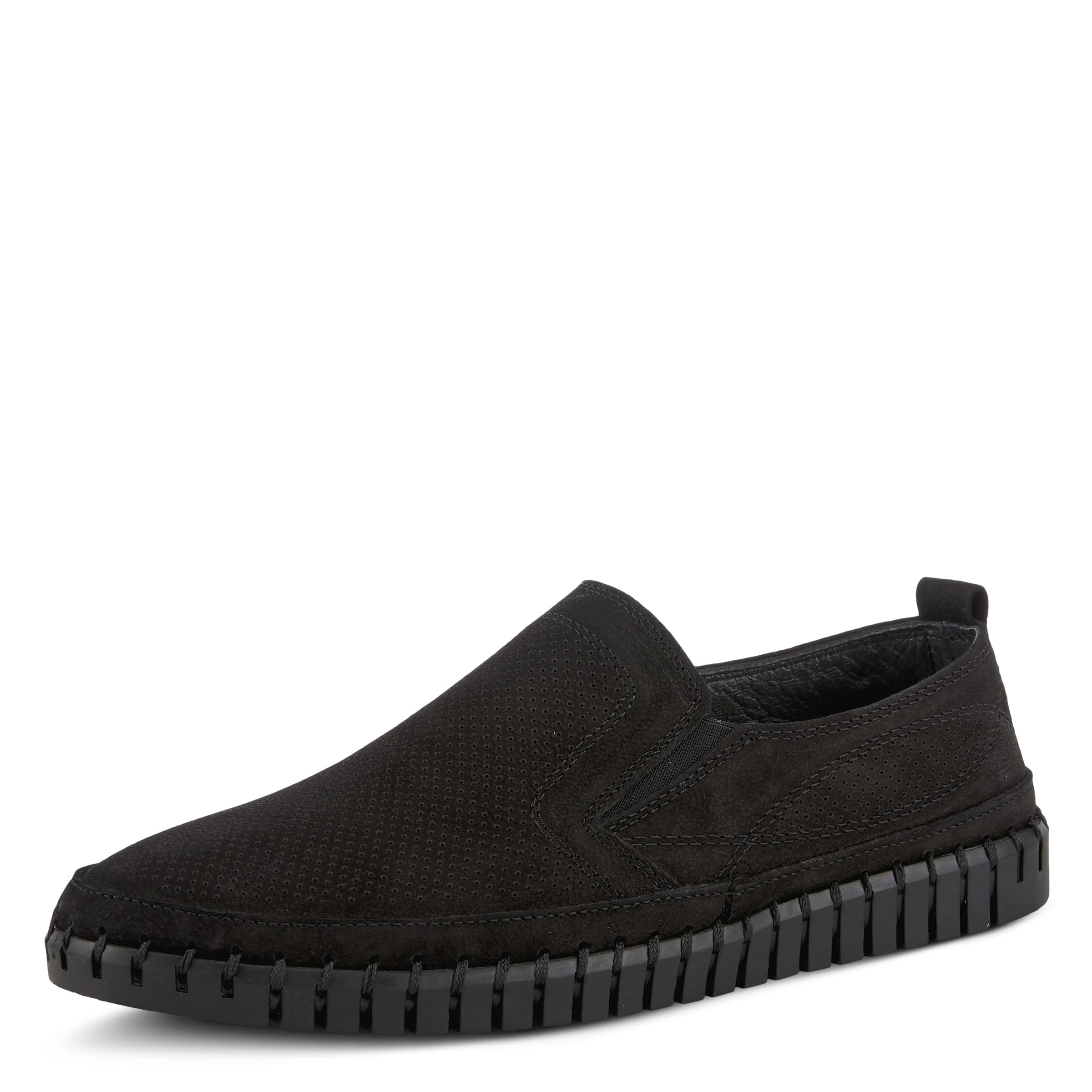 Spring Step Men's Mateo Slip-On Casual Shoes - Comfortable Loafers for Walking, Work & Everyday Wear