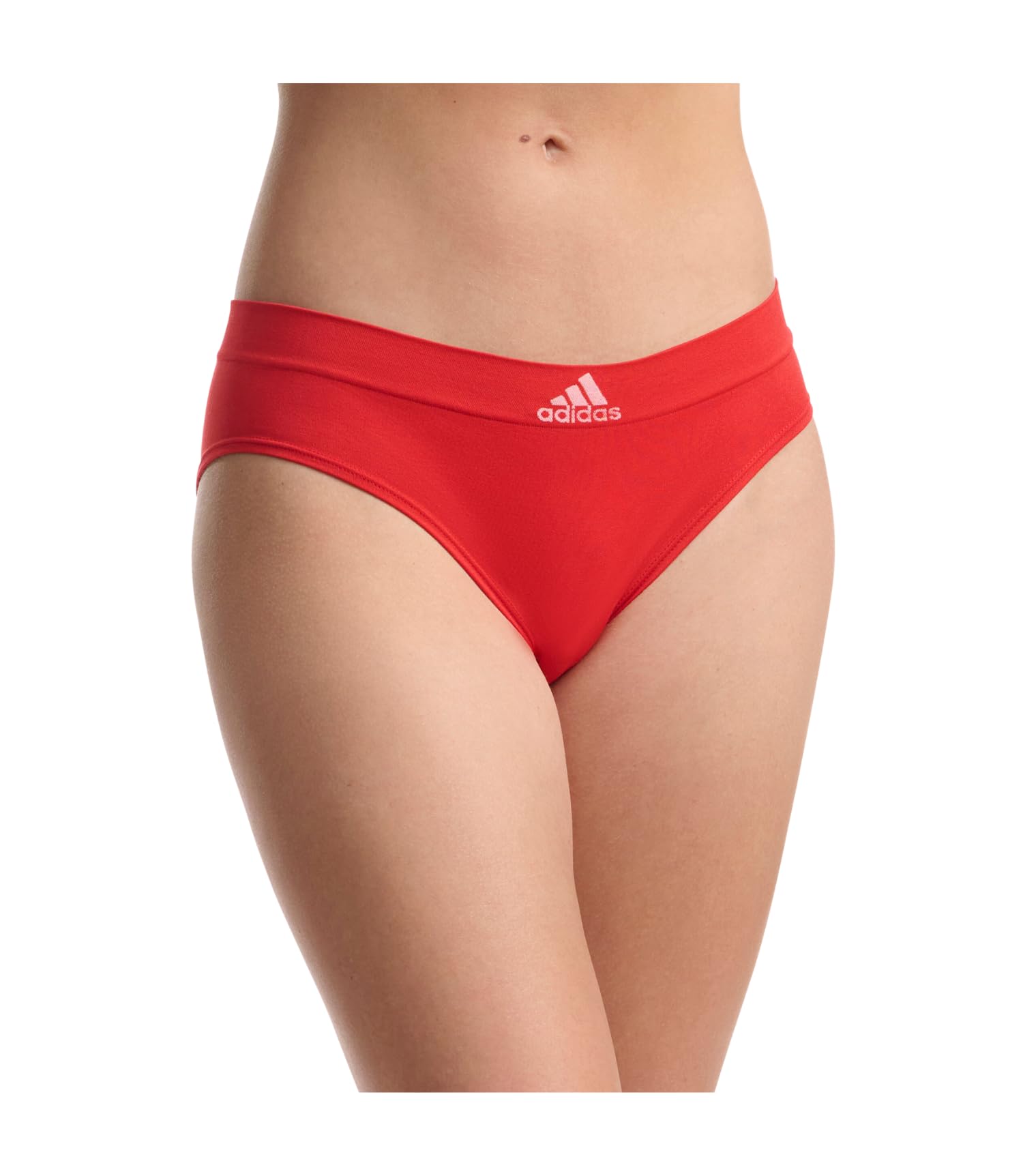 adidas Women's Seamless Hipster Underwear 3-Pack - Soft Breathable Comfort Fit Panties for Workout, Yoga & Everyday Wear