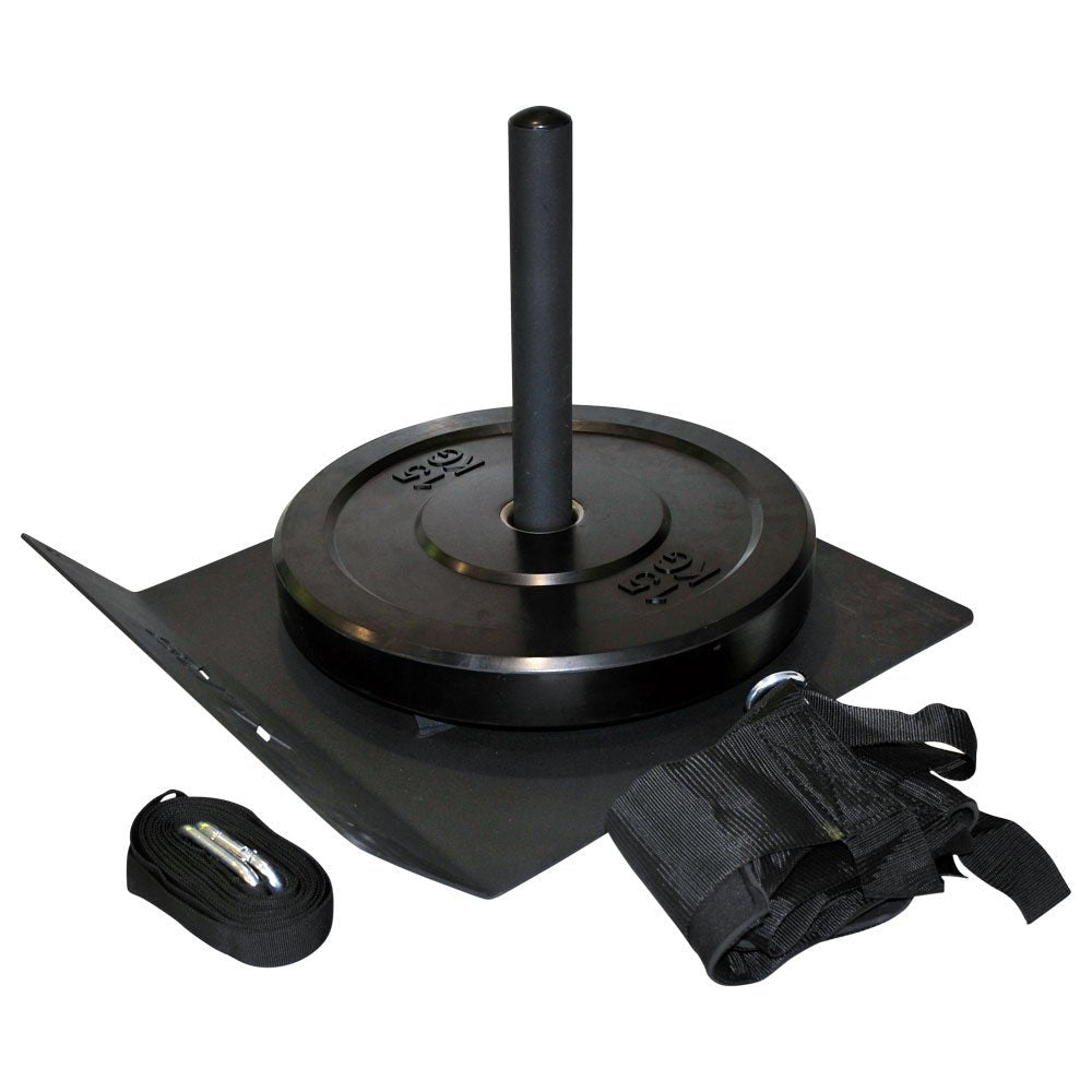 XLR8 Flat Base Power Sled - Heavy Duty Training Sled for Football, Strength & Conditioning Workouts - Perfect for Speed Training, Agility Drills & Fitness Exercises
