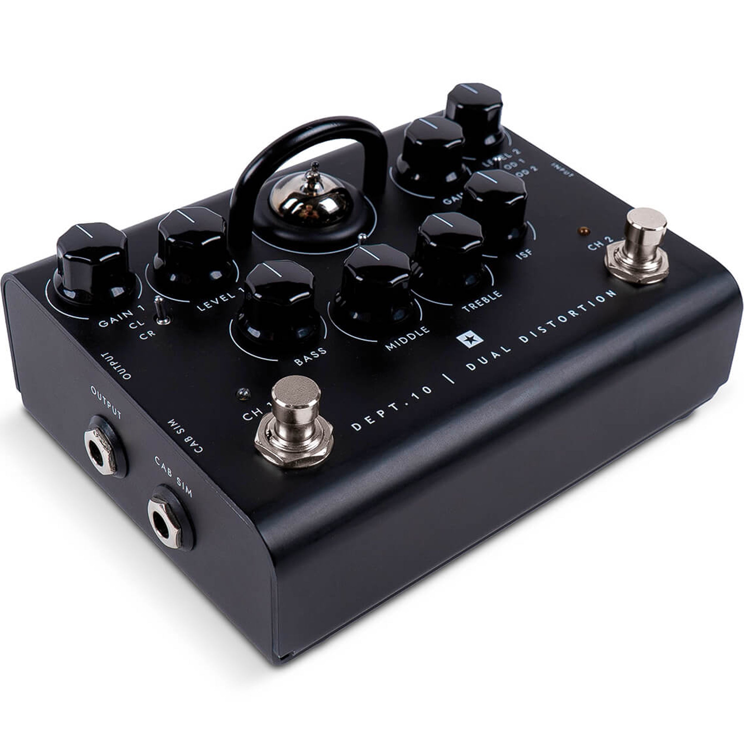 Blackstar Dept 10 Dual Distortion Guitar Effects Pedal - Professional Overdrive & Fuzz for Electric Guitarists | Perfect for Rock, Metal & Studio Recording