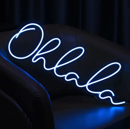 24x8 Inch Oh La La Beer Neon Sign - Super Bright LED Wall Decor Light for Bars, Pubs & Home Man Cave - Vivid Custom Neon Lamp 24OL81