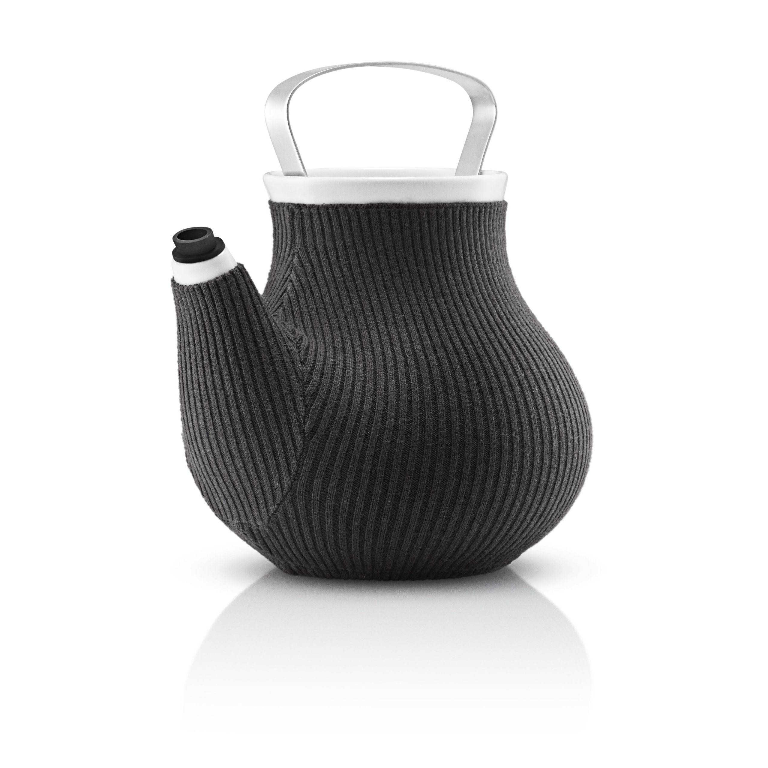 Eva Solo My Big Tea Teapot 1.5L Elephant Gray - Premium Ceramic Teapot for Loose Leaf Tea, Perfect for Home, Office & Tea Parties