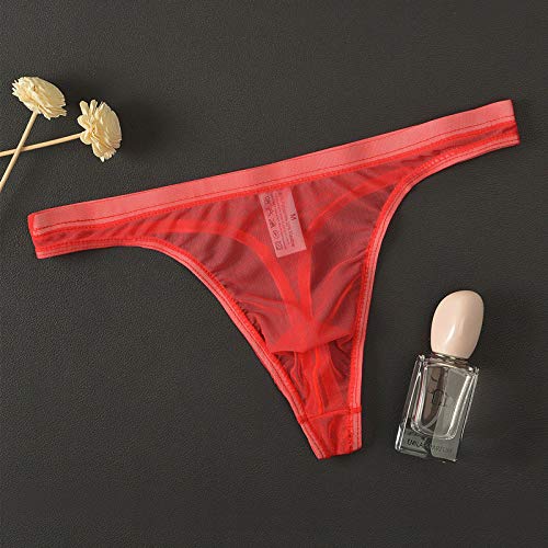 Men's Transparent Super Thin Thong Underwear - Breathable & Comfortable for Daily Wear, Workout, and Intimate Moments