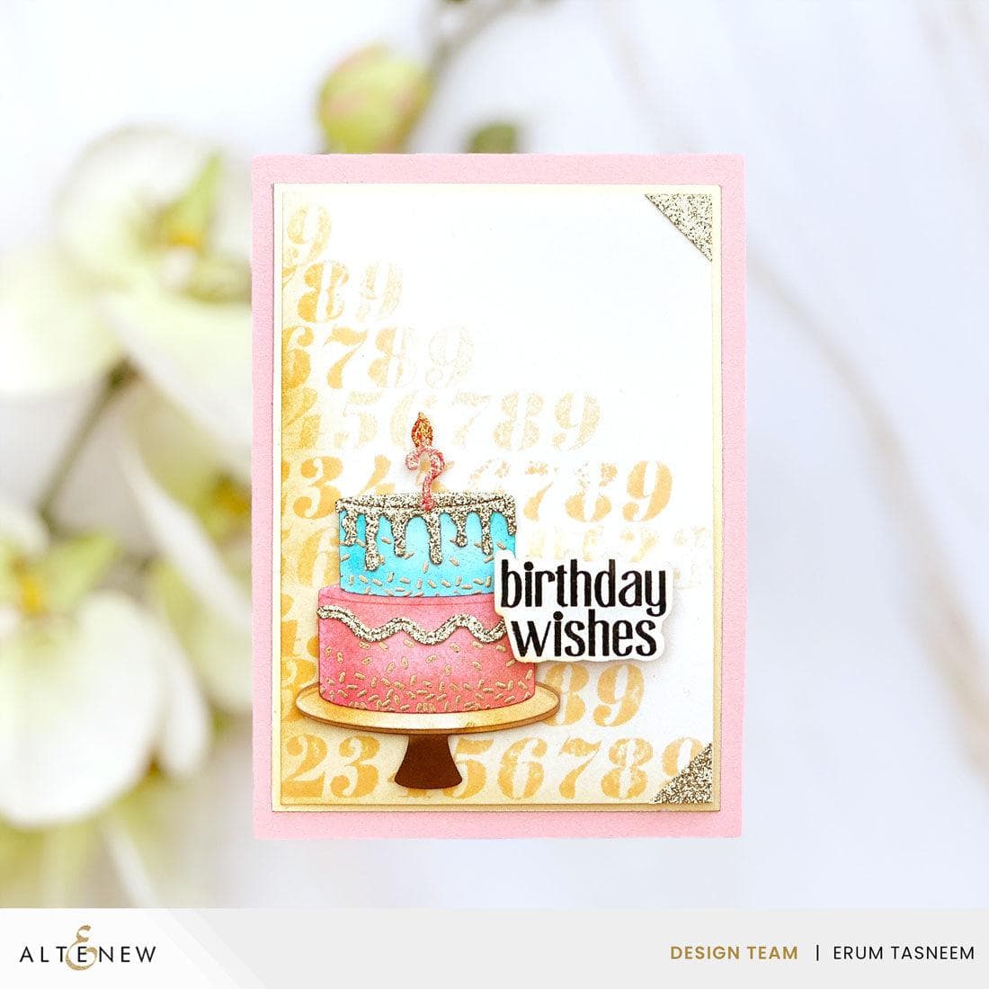 Mini Delight Birthday Wishes Stamp & Die Set - DIY Scrapbooking, Card Making, Gift Wrapping & Craft Projects for Paper Craft Enthusiasts