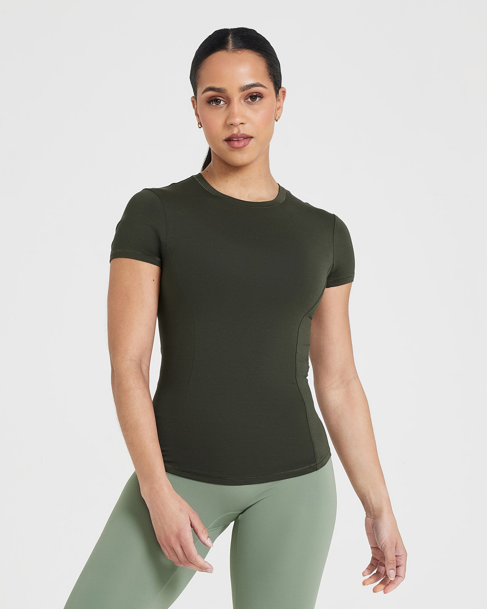 Mellow™ Soft Short Sleeve T-Shirt for Men - Comfortable Cotton Casual Tee - Khaki Color | Perfect for Everyday Wear, Outings & Relaxation