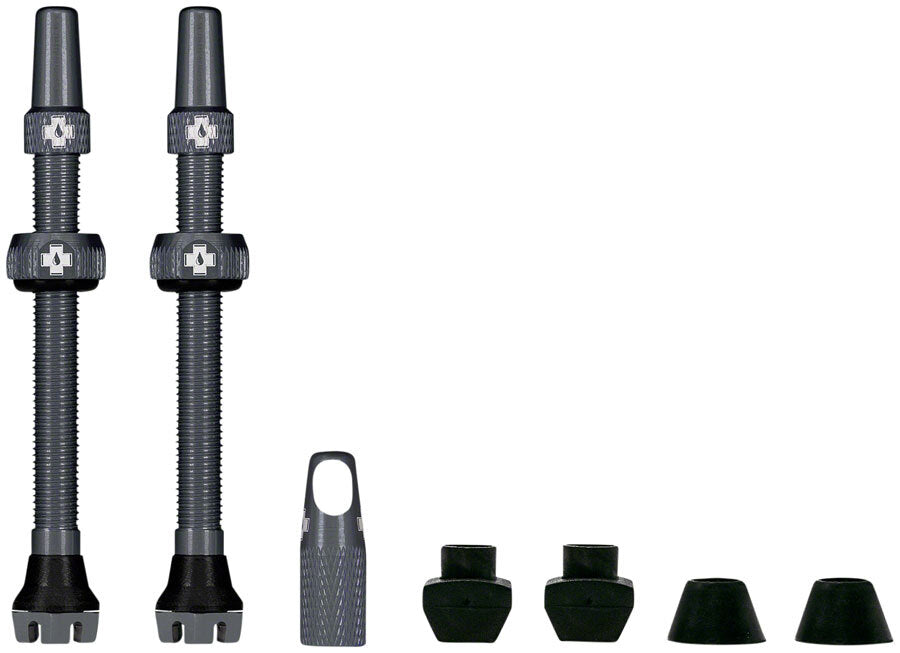 Muc Off Tubeless Valve Kit V2 - High Performance Tubeless Bike Valve for MTB & Road Bikes - Perfect for Mountain Biking & Road Cycling