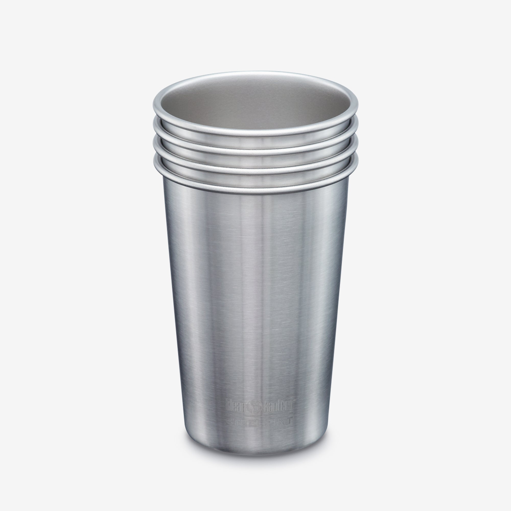 16oz (473ml) Clear Plastic Pint Cups - 4 Pack - Perfect for Parties, BBQs, and Outdoor Events