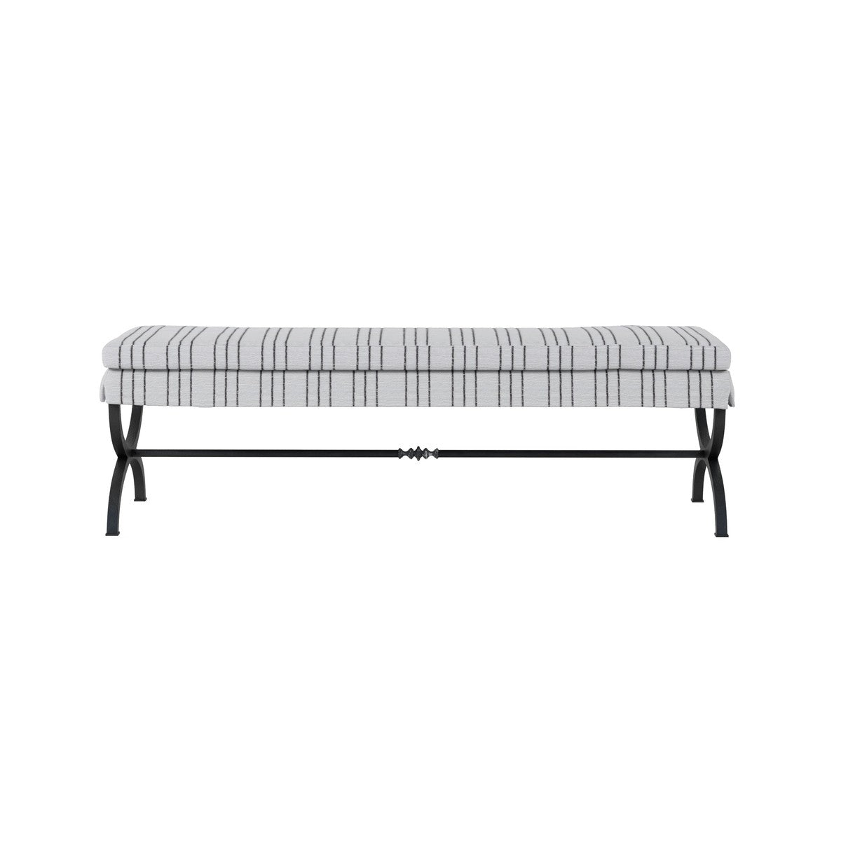 Alcove Bed Bench in Beige - Stylish and Functional Storage Ottoman for Living Room, Bedroom, or Entryway