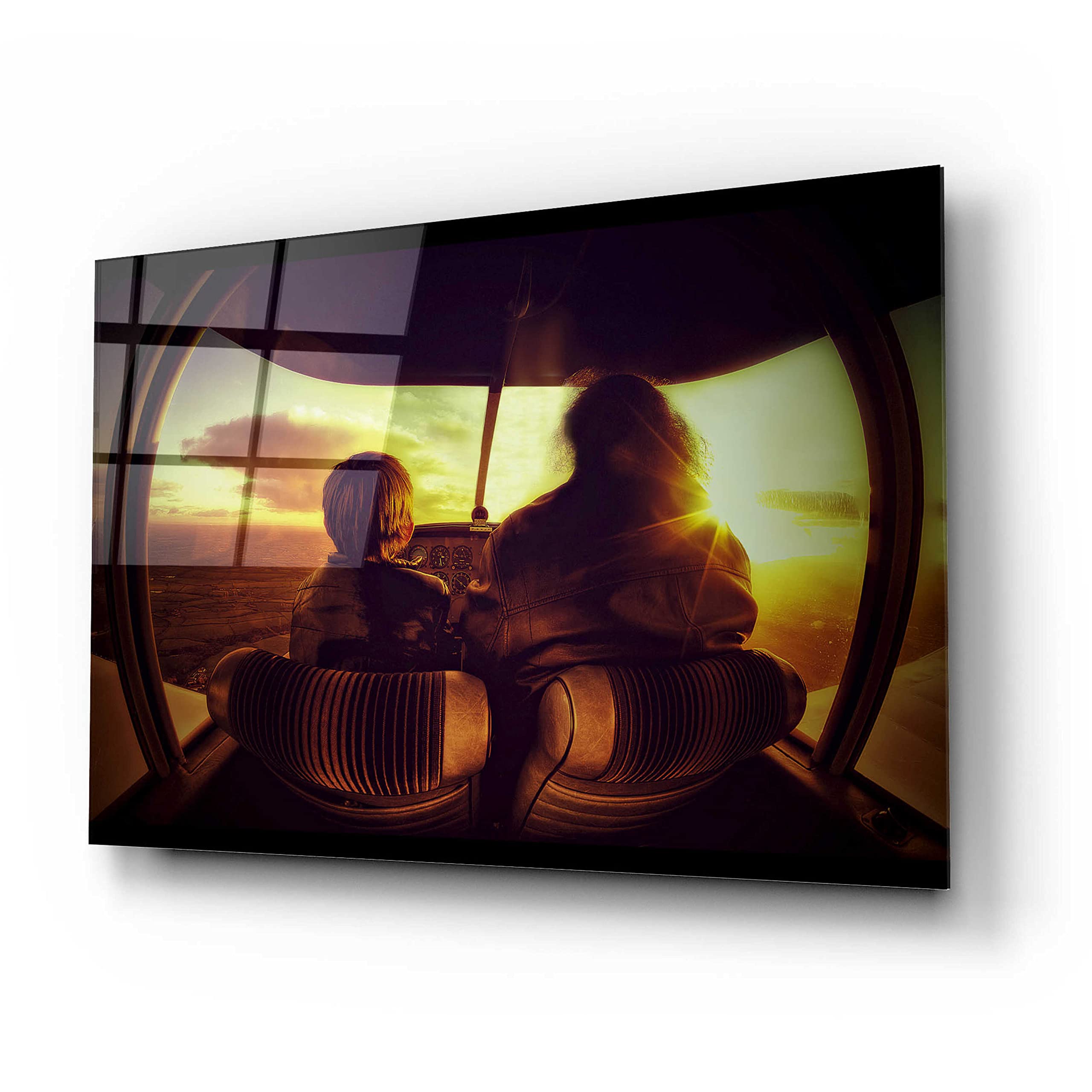 Epic Art 'Le Petite Prince' by Sebastien Lory - Premium Acrylic Glass Wall Art Decor 24x16 Inches - Perfect for Living Room, Bedroom & Office Wall Decor