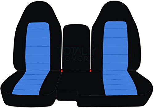 Black and Light Blue