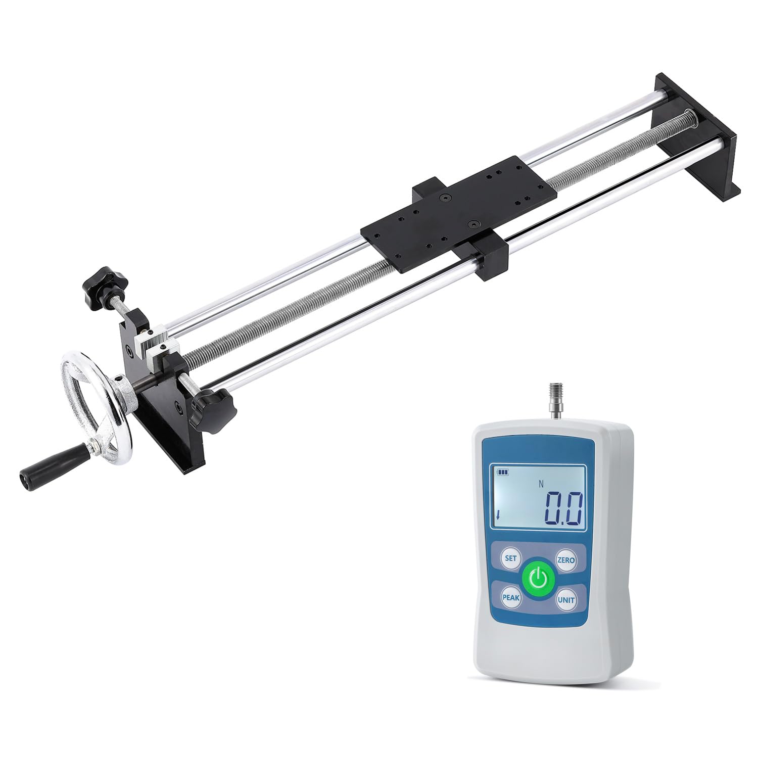BAOSHISHAN ZMF-500N Digital Force Gauge with APW Test Stand - High Precision Force Measurement Tool for Industrial Testing, Quality Control & Material Research