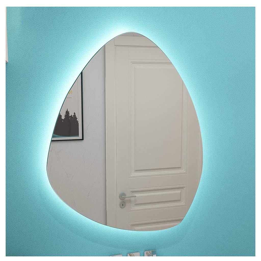 Frameless LED Bathroom Mirror with Backlit & Explosion-Proof Film - Modern Wall-Mounted Vanity Mirror for Home Décor - Perfect for Bedroom, Living Room & Entrance Lighting